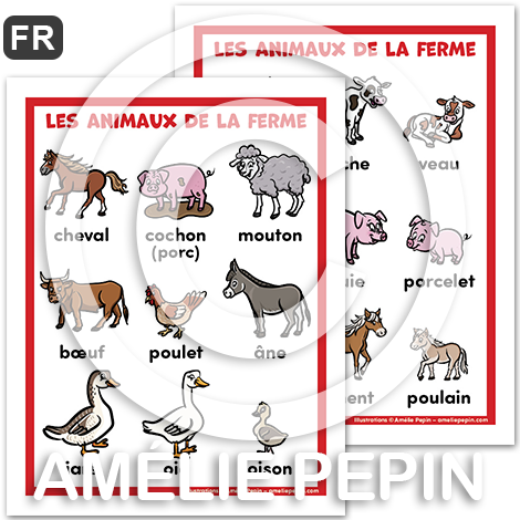 Les animaux de la ferme